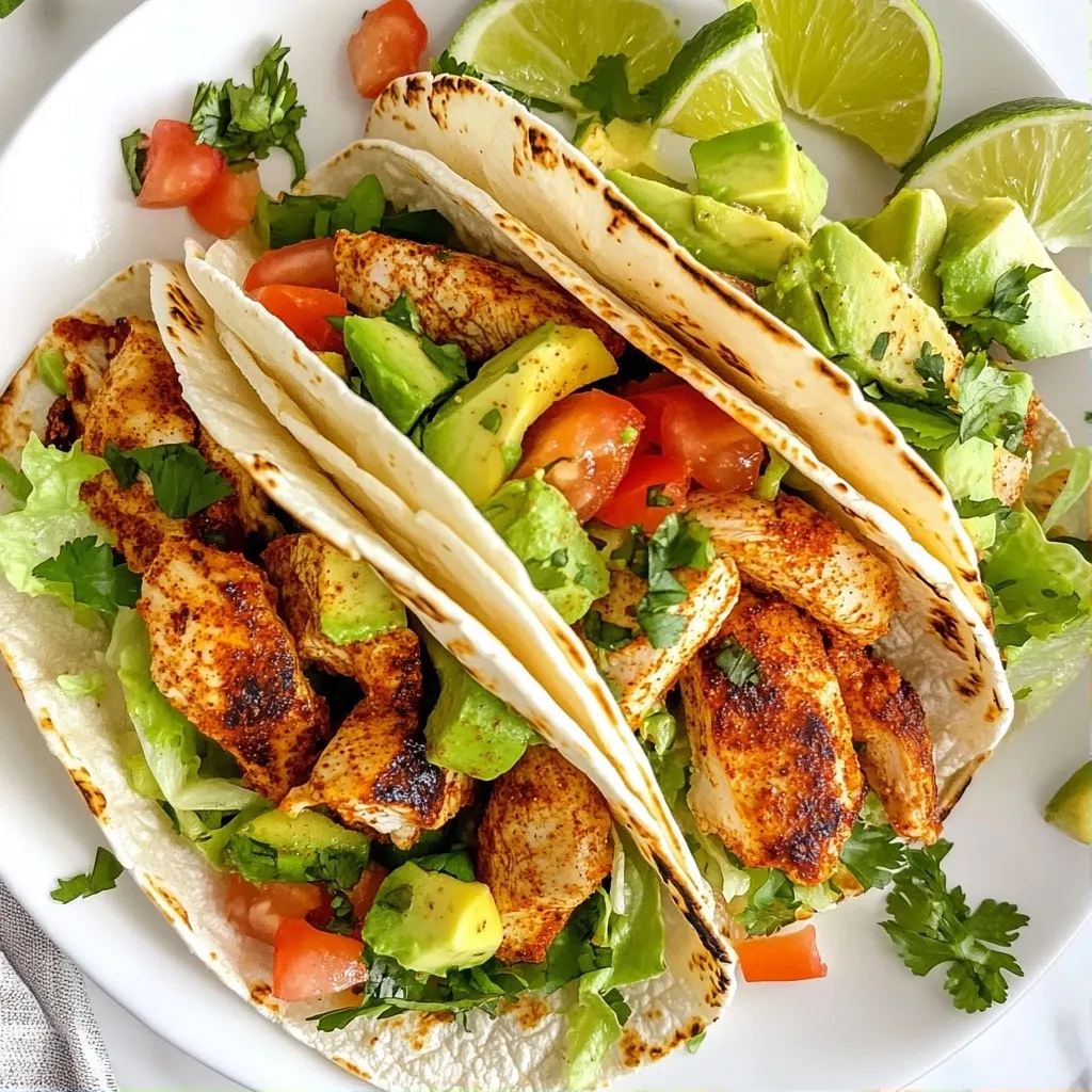 Quick Chicken Recipes Smoky Paprika Chicken Tacos