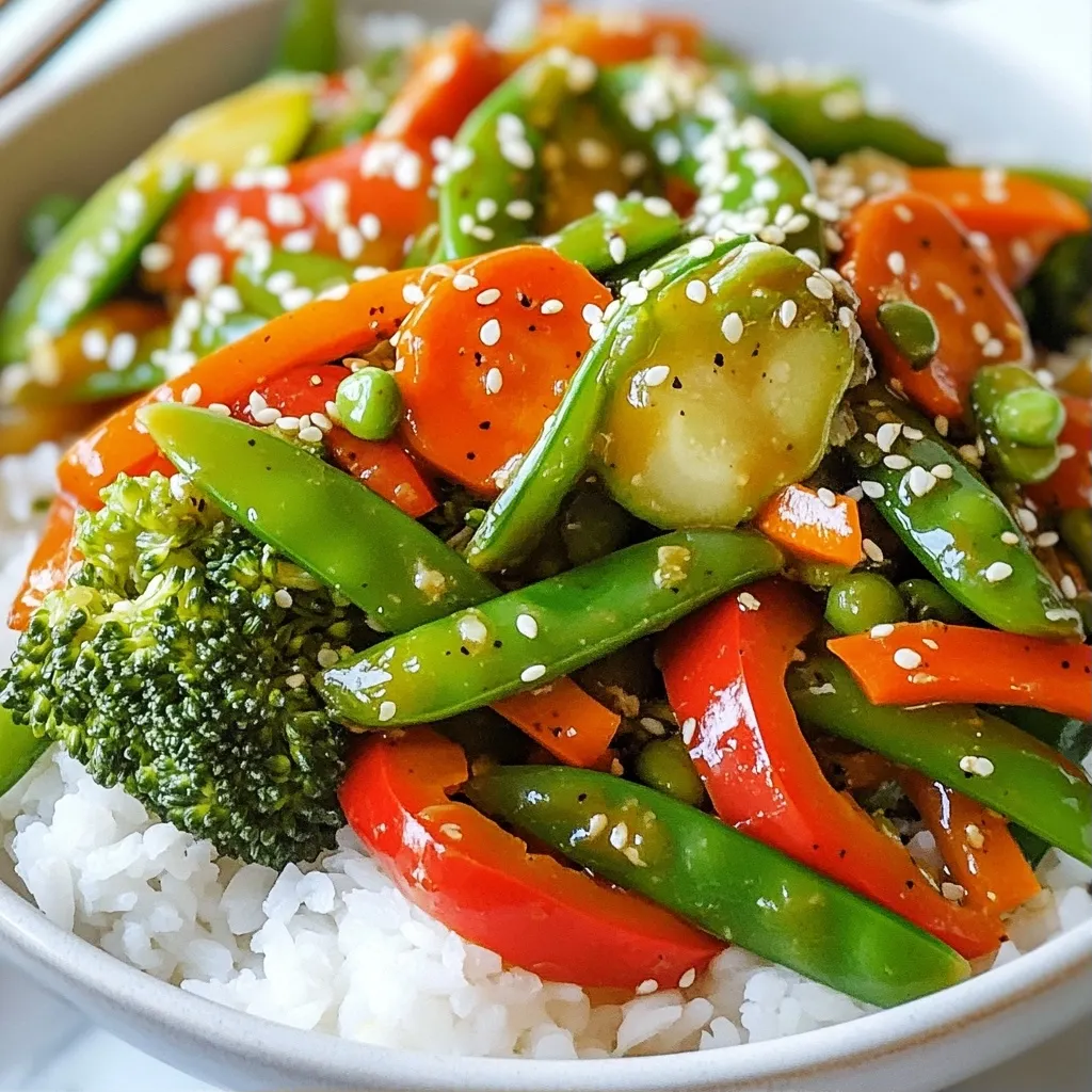 Vibrant Quick 30-minute Meals Vegetable Stir Fry Delight