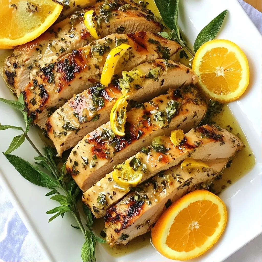 Zesty Protein Citrus Herb Grilled Turkey Delight