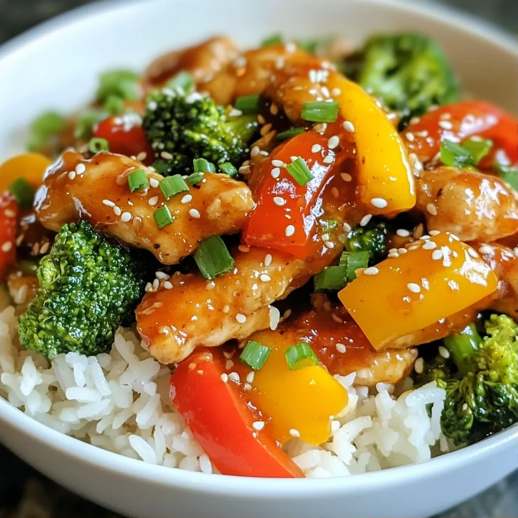 Quick Chicken Recipes Sweet Chili Chicken Stir Fry Delight