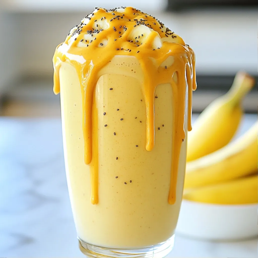 Protein-Packed Quick Breakfast Peanut Butter Banana Smoothie