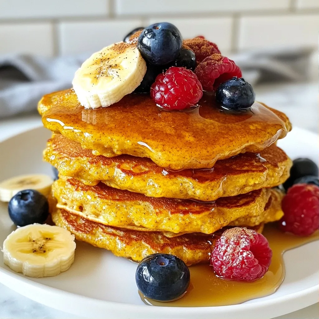 Fluffy High Protein Recipe Oatmeal Chia Pancakes