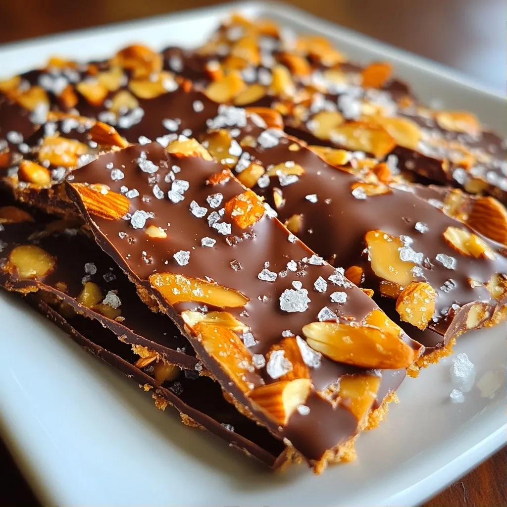 Quick Desserts Chocolate Almond Brittle Delight
