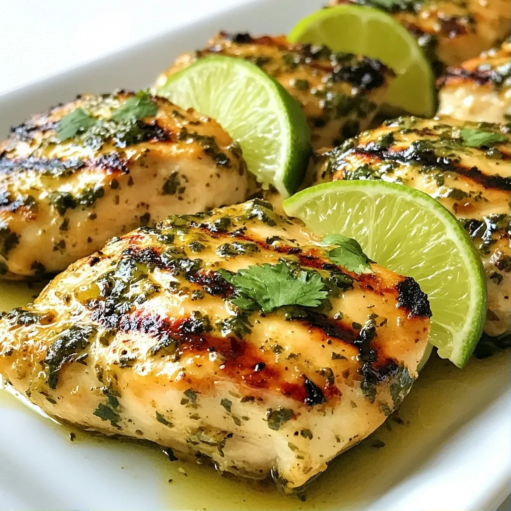 Savory Protein Cilantro Lime Grilled Chicken Recipe