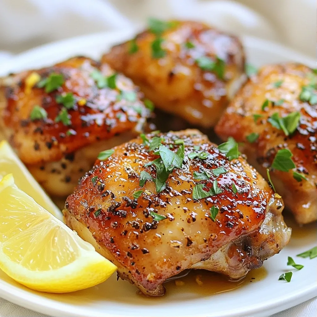 Zesty Easy Dinner Recipes Lemon Pepper Chicken Thighs